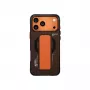 SKINARMA Haxa custodia per iPhone 17 Pro con ricarica magnetica e grip-stand, grafite