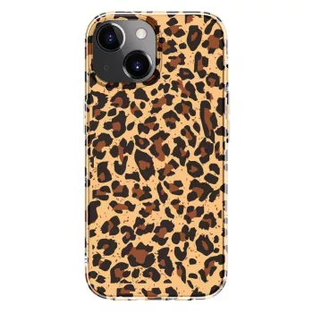 Evelatus EVEAPP15PPDL custodia in policarbonato per Apple iPhone 15, fantasia leopardo