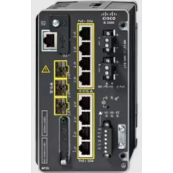 Cisco IE-3500-8P3S-E switch industriale, 8 Gigabit PoE+ e 3 SFP, Network Essentials