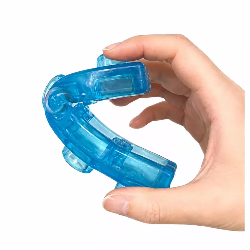 LEAN TOYS mattoncini in gomma costruzioni flessibili trasparenti multicolore 20 pz.