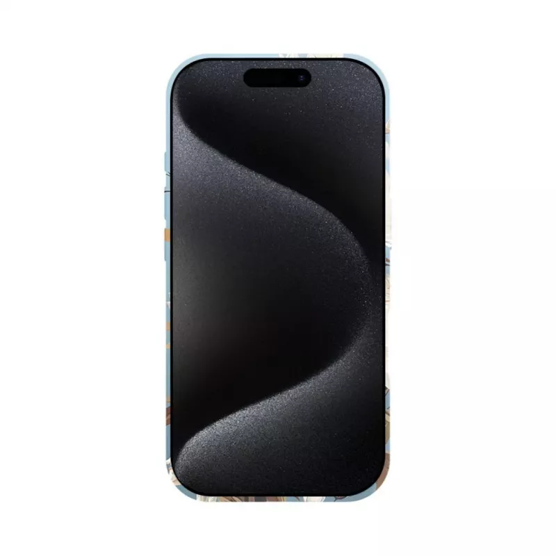 Evelatus custodia Slim Shell con MagSafe per iPhone 16 Pro Max - Flower Blue
