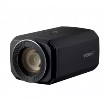 Hanwha Vision XNZ-L6320A Telecamera box di rete 2MP Full HD con zoom ottico 32x, WDR 150dB, H.265, PoE+, IP66, IK10