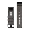 Garmin QuickFit 26 Cinturini per orologio, Pebble Grey silicone [010-14560-00]