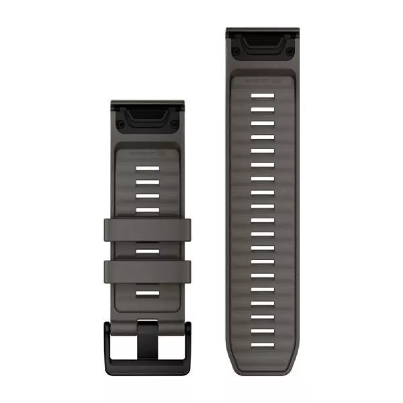 Garmin QuickFit 26 Cinturini per orologio, Pebble Grey silicone [010-14560-00]