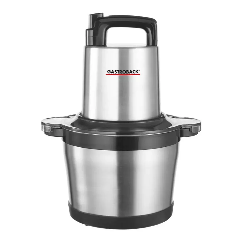 Gastroback 40966 Design Multi Chopper Professional 600 W 1,0 L ciotola in vetro acciaio inox