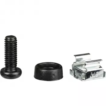 EFB ELEKTRONIK Set gabbiette 20 x M6, completo, nero