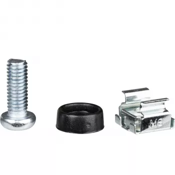 EFB ELEKTRONIK Set gabbiette M6, 20 pezzi, zincato, completo di viti