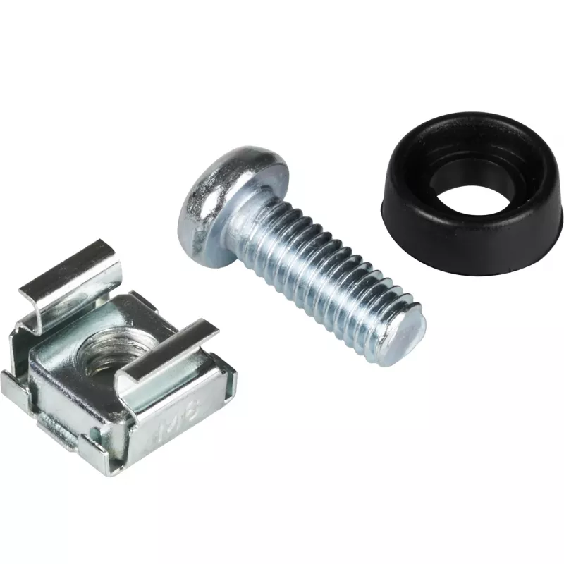 EFB ELEKTRONIK Set gabbiette M6, 20 pezzi, zincato, completo di viti