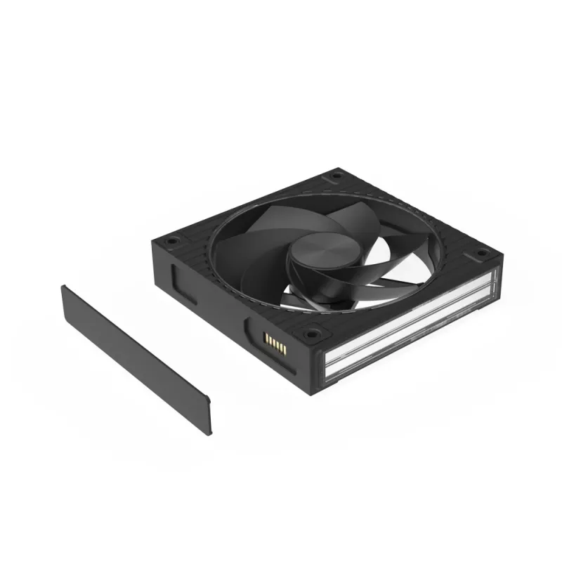 Zalman ZM-DF120R A3 Ventola reverse daisy chain 120mm, confezione da 3, nero