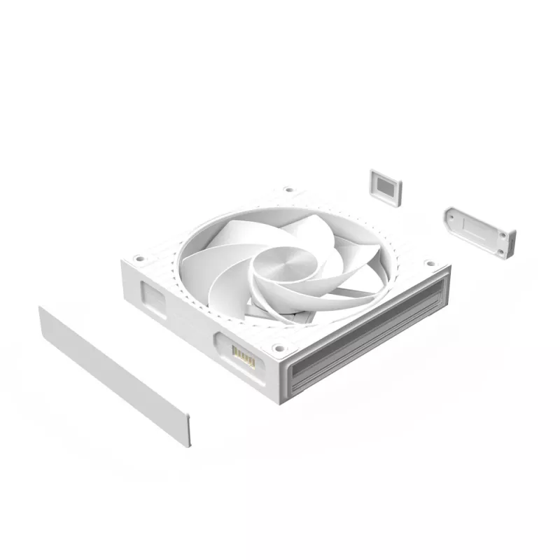 Zalman ZM-DF120R bianco ventola ARGB PWM Reverse Daisy Chain 120mm