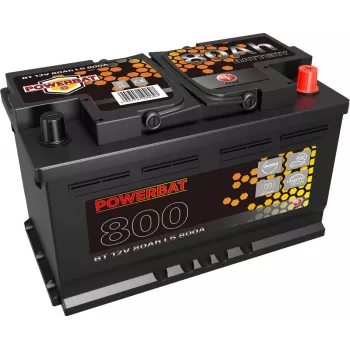 POWERBAT L4 12V 80Ah batteria AGM start-stop