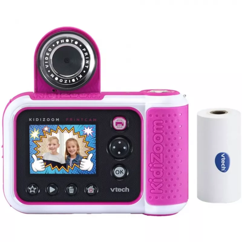 VTech Kidizoom Print Cam rosa – fotocamera digitale con stampa termica