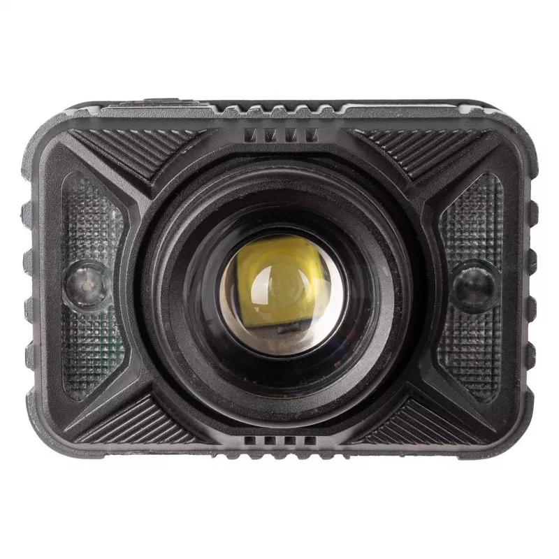 ENTAC EHL-ZH-10W-R Torcia frontale Zoom con batteria ricaricabile 10W sensore di movimento