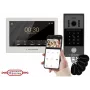 REVIZOOM RM-T273HD Videocitofono bianco da 7 pollici con postazione esterna RC-212HD-CK1