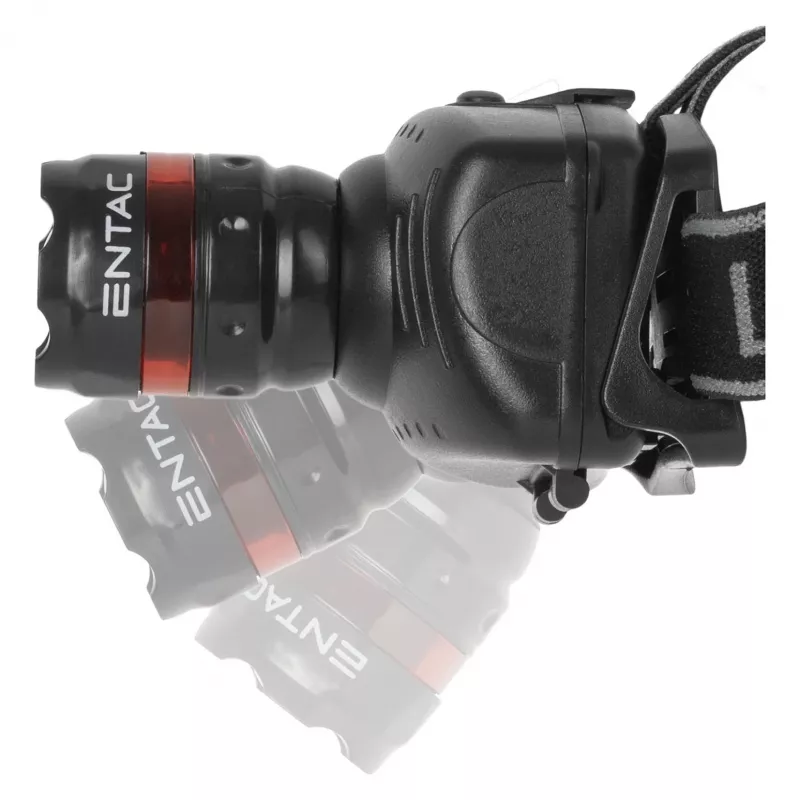 ENTAC EHL-ZOOM-1W-PL Torcia frontale Zoom 1W LED, nero