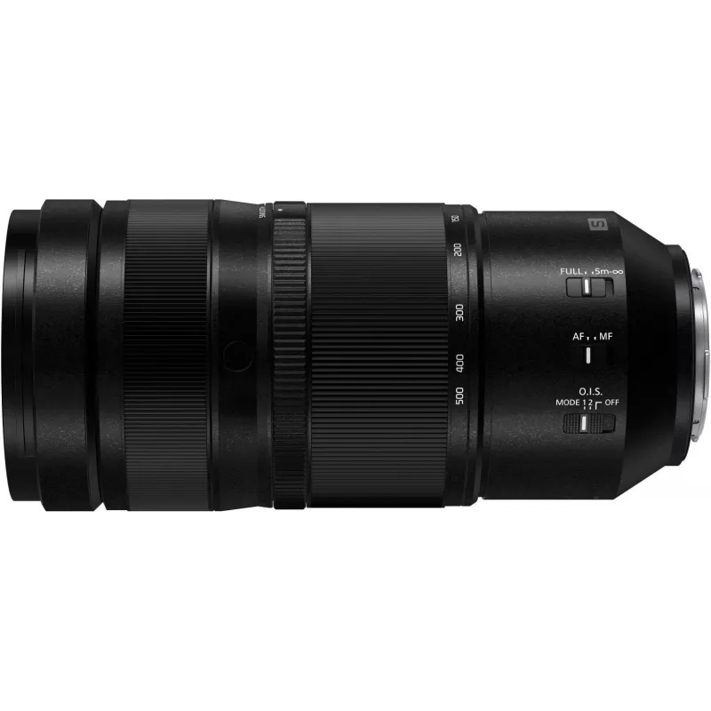 Obiettivo Panasonic Lumix S 100-500mm f/5.0-7.1 O.I.S., nero (S-R100500E)