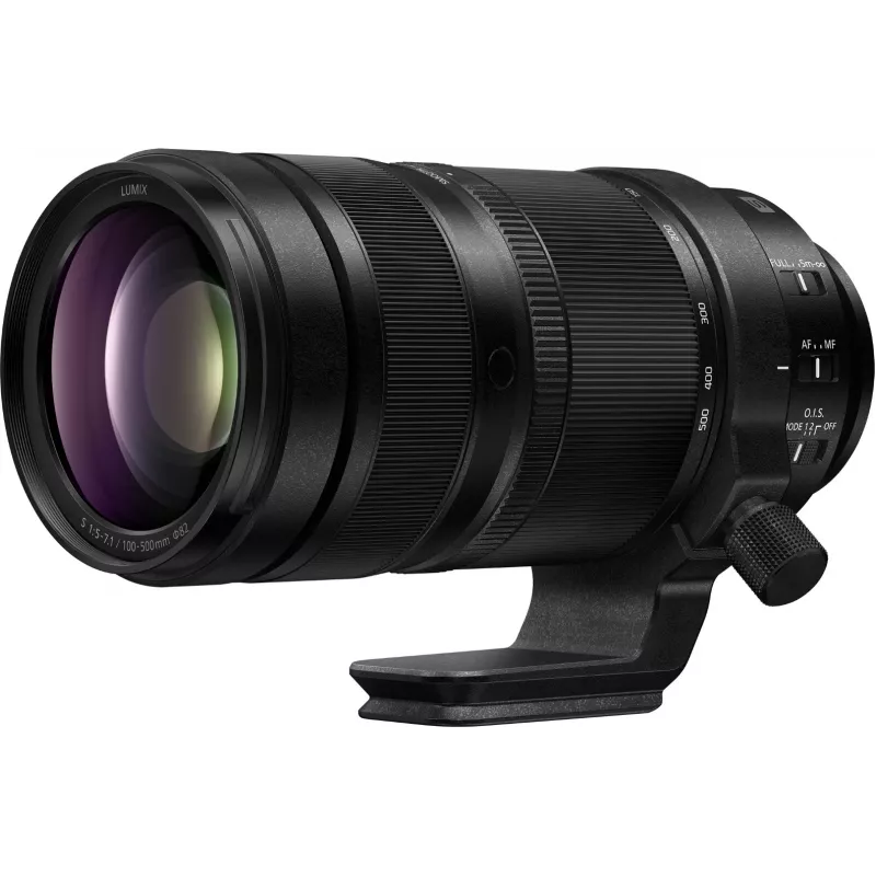 Obiettivo Panasonic Lumix S 100-500mm f/5.0-7.1 O.I.S., nero (S-R100500E)
