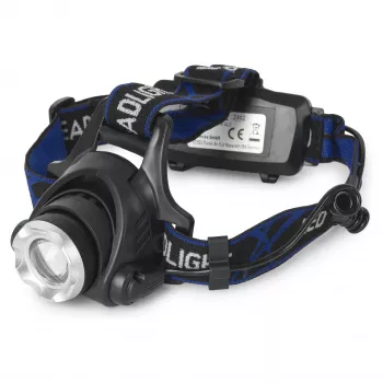 ENTAC torcia LED in alluminio Zoom 5W