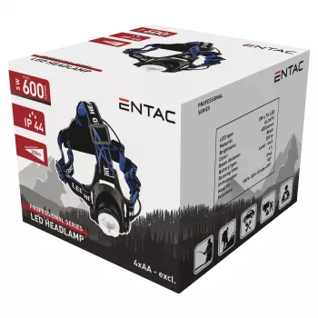 ENTAC torcia LED in alluminio Zoom 5W