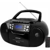 SENCOR SPT 3907B lettore CD portatile con Bluetooth e radio FM CD BT MP3 USB AUX, nero