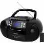 SENCOR SPT 3907B lettore CD portatile con Bluetooth e radio FM CD BT MP3 USB AUX, nero