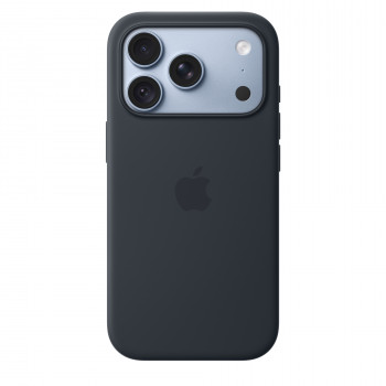 Apple iPhone 18 Pro custodia in silicone compatibile MagSafe – blu navy