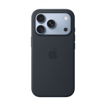 Apple iPhone 18 Pro custodia in silicone compatibile MagSafe – blu navy