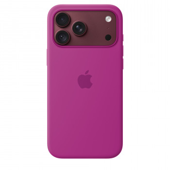 Apple iPhone 18 Pro Max custodia in silicone compatibile MagSafe – magenta