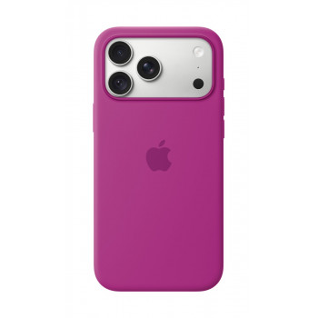 Apple iPhone 18 Pro Max custodia in silicone compatibile MagSafe – magenta