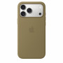 Apple iPhone 18 Pro Max custodia in silicone compatibile MagSafe – oliva