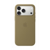 Apple iPhone 18 Pro Max custodia in silicone compatibile MagSafe – oliva