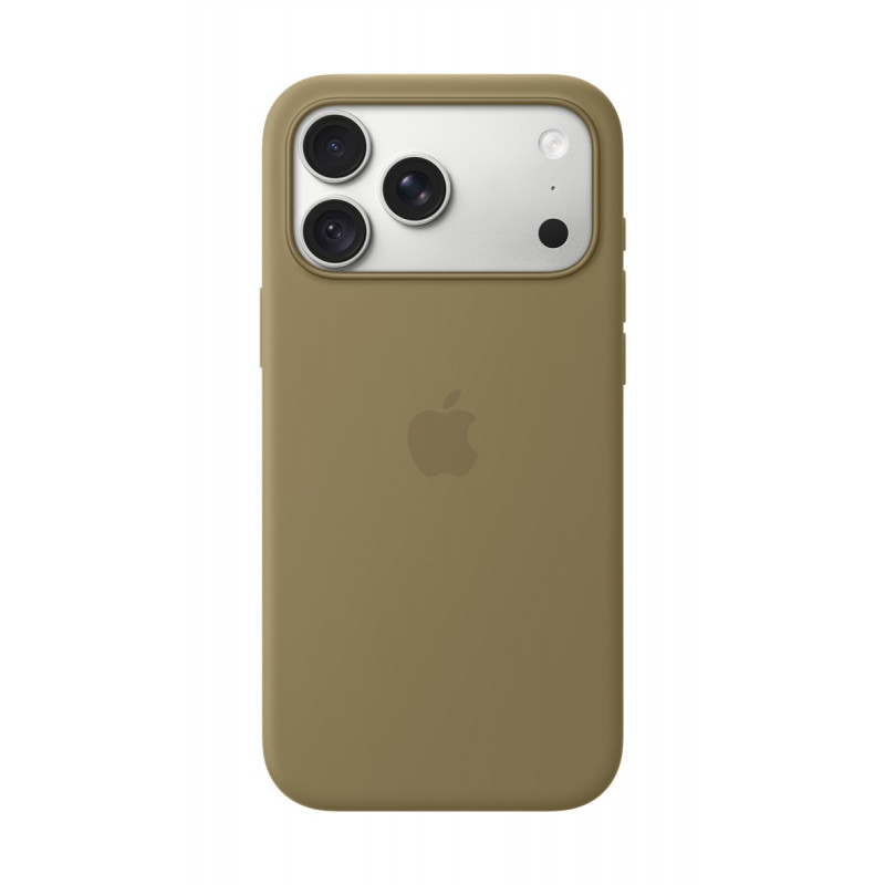 Apple iPhone 18 Pro Max custodia in silicone compatibile MagSafe – oliva