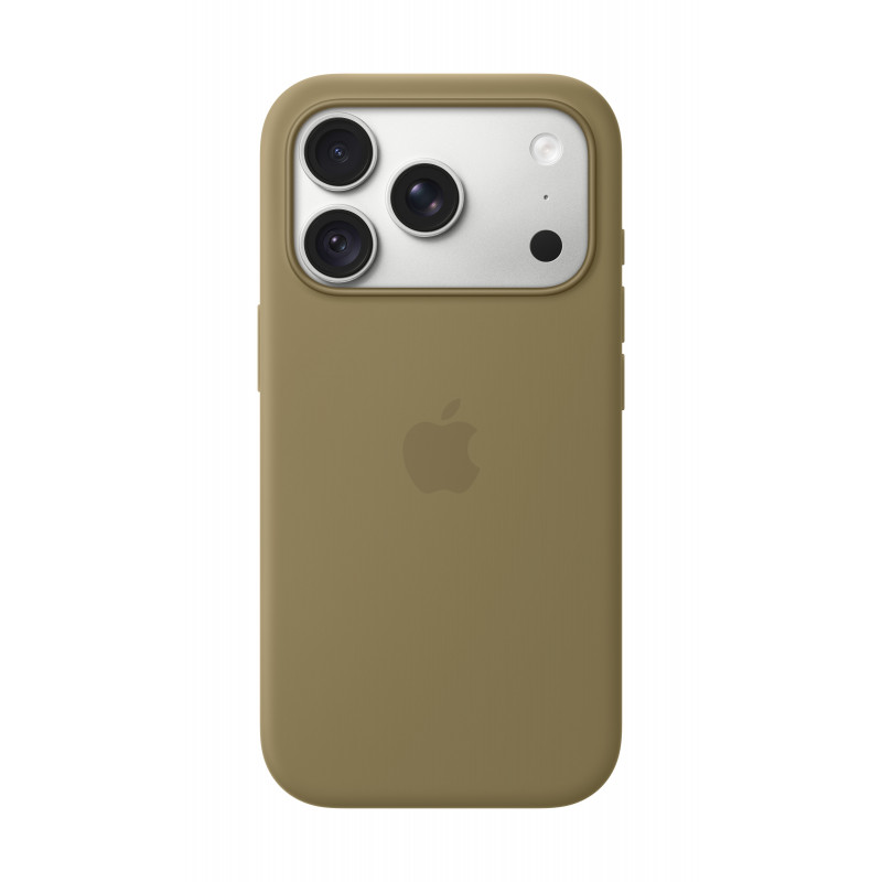 Apple iPhone 18 Pro custodia in silicone compatibile MagSafe – oliva