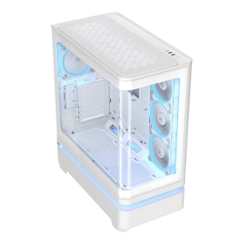 ASUS PRIME AP304 TG ARGB bianco case PC ATX mid-tower