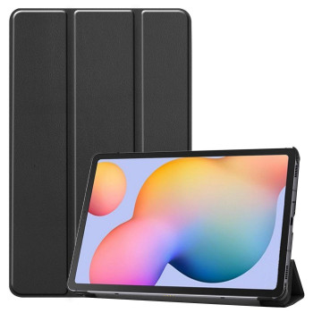 eSTUFF custodia tablet per Samsung Galaxy Tab S8+/S7+/S7 FE, fronte in pelle, retro in PC rigido