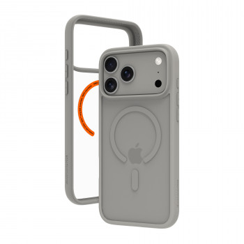 dbramante1928 Grenen Ultra RS custodia MagSafe per iPhone 17 Pro Max / 18 Pro Max, D3O, Frosted Clear
