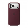 Apple iPhone 18 Pro Max custodia in silicone compatibile MagSafe – bordeaux