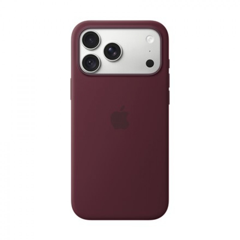 Apple iPhone 18 Pro Max custodia in silicone compatibile MagSafe – bordeaux