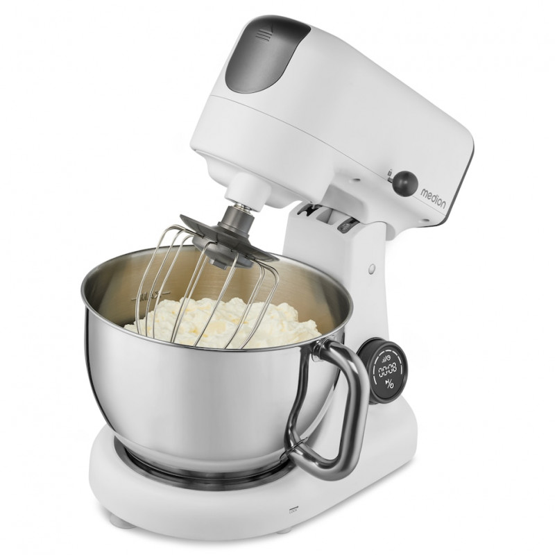 Medion MD12600 robot da cucina digitale, 4,6 L, bianco