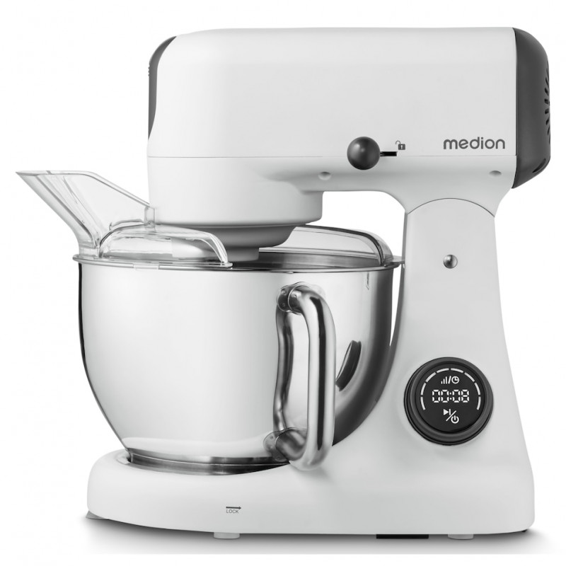 Medion MD12600 robot da cucina digitale, 4,6 L, bianco