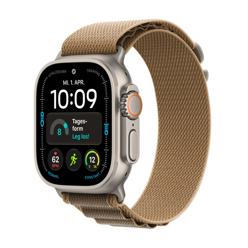 Apple Watch Ultra 4 GPS + Cellular 49mm cassa in titanio Natural con Desert Alpine Loop - L
