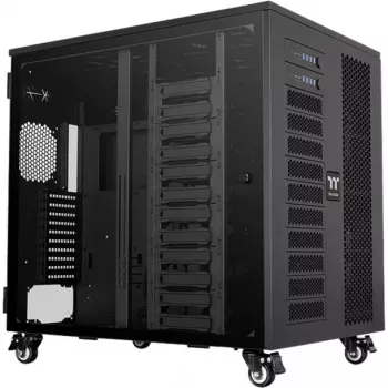 Thermaltake AX1000 TG case per PC workstation, nero