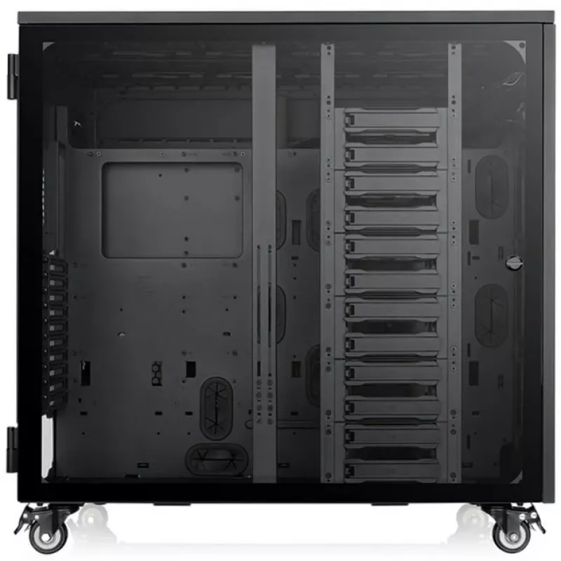 Thermaltake AX1000 TG case per PC workstation, nero