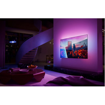 Philips 65OLED811 65 pollici (164 cm) Smart TV OLED 4K UHD con Ambilight, Titan OS