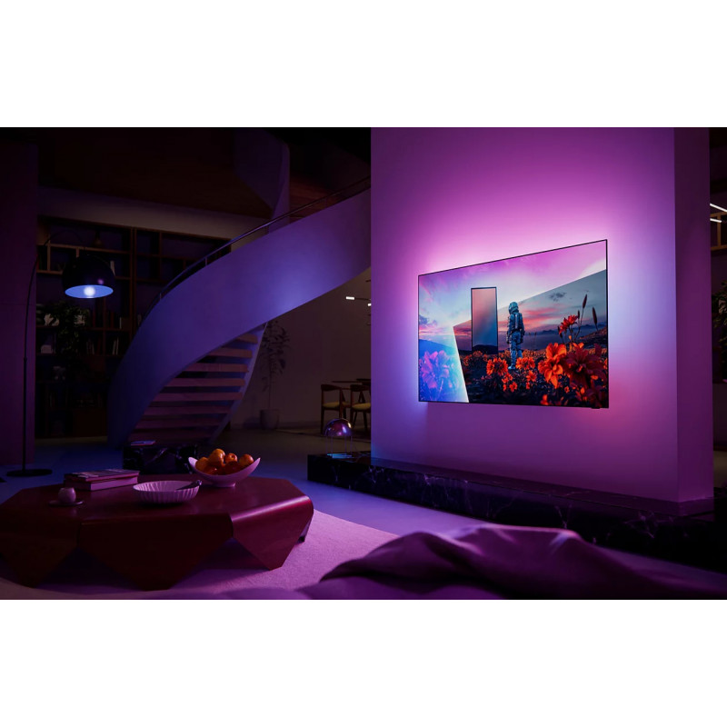 Philips 65OLED811 65 pollici (164 cm) Smart TV OLED 4K UHD con Ambilight, Titan OS