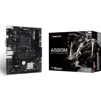 Biostar A520MHP 2.0 AMD A520 AM4 Micro-ATX scheda madre