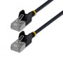StarTech Slim Cat6a U/FTP cavo patch RJ45, 2 m, nero