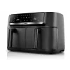 Bosch Serie 4 MAFD440B7 friggitrice ad aria Dual-Basket, 9 L, 2500 W, nero