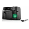 Bosch Serie 4 MAFD440B7 friggitrice ad aria Dual-Basket, 9 L, 2500 W, nero