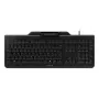 Cherry SMART BOARD 1150 tastiera con filo con lettore di smartcard, USB, layout tedesco (QWERTZ), nero